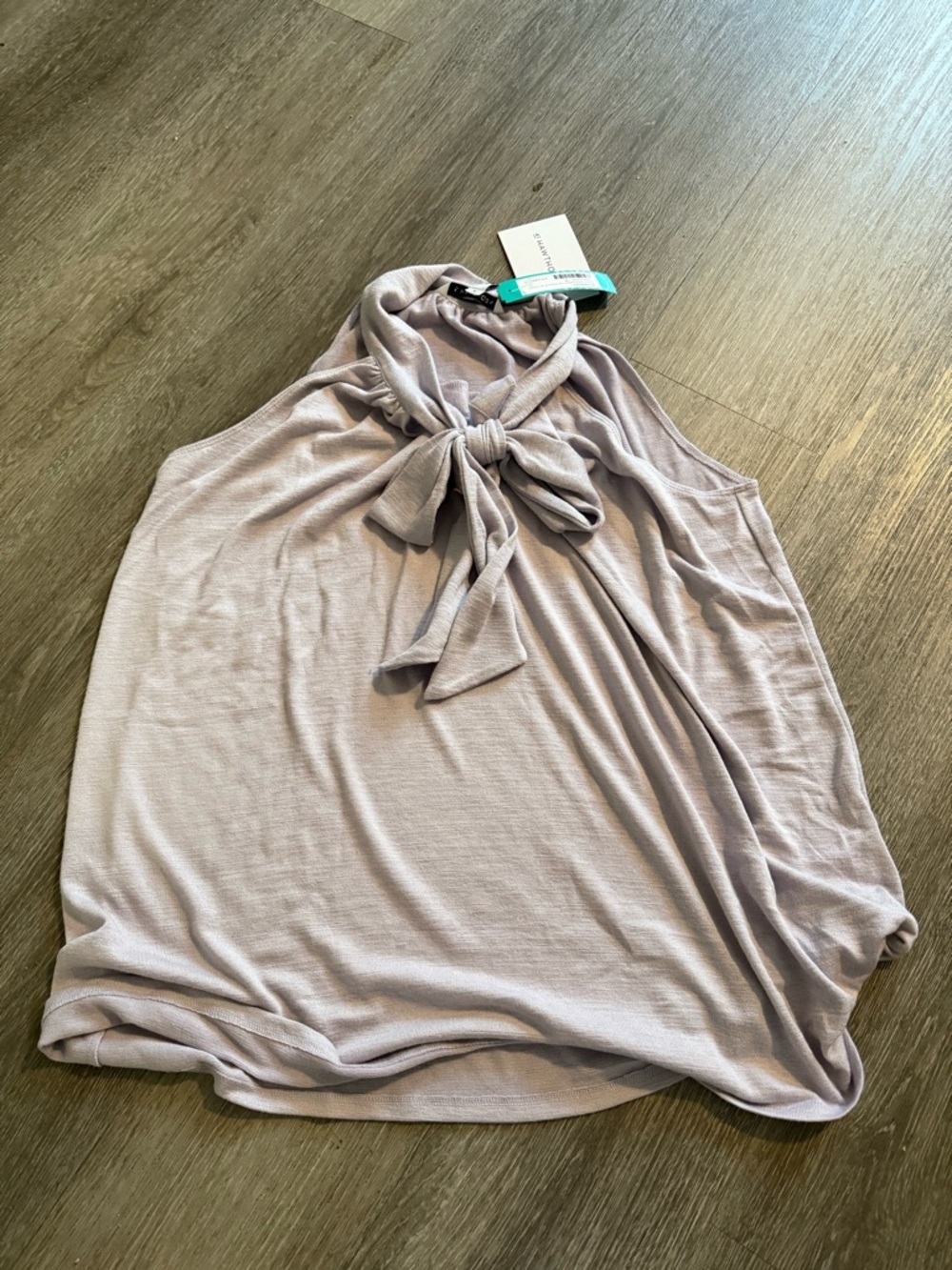 NWT light purple blouse with bow